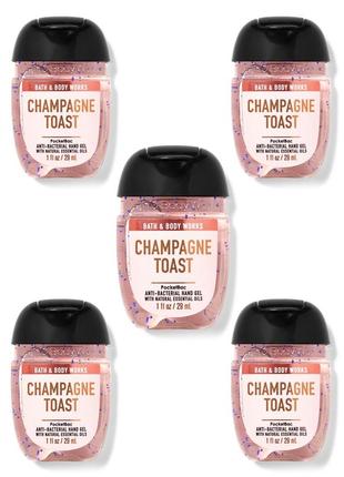 Антисептик для рук champagne toast bath and body works/санитайзер