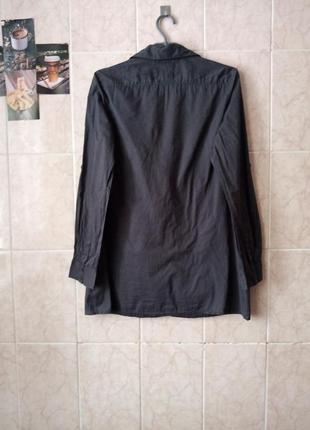Натуральная,длинная рубашка с вышивкой, туника, хлопок/арт102 фото