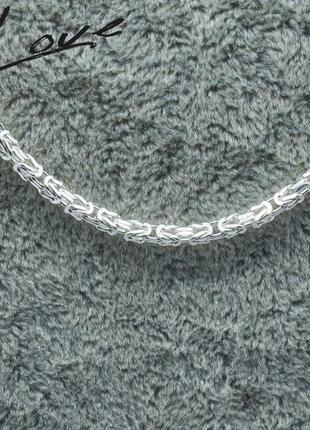 Срібний ланцюжок alcentro, жіноча цепочка, серебряная цепочка, женская цепочка8 фото