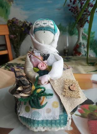 Кукла мотанка.лялька мотанка, кубишка - травница,