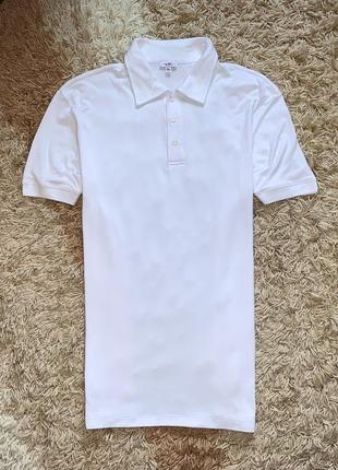 Футболка поло versace white polo shirt