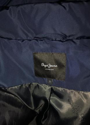 Пуховик. парка.пуховое пальто  pepe Shorts jeans. оригинал6 фото