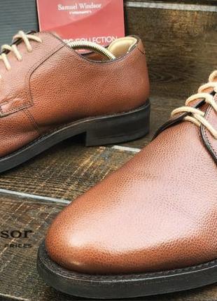 Samuel windsor. кожаные мужские туфли. дерби.2 фото