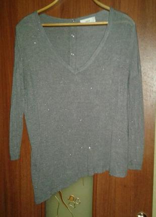 Светрик асиметричньій з люрексовою ниткою