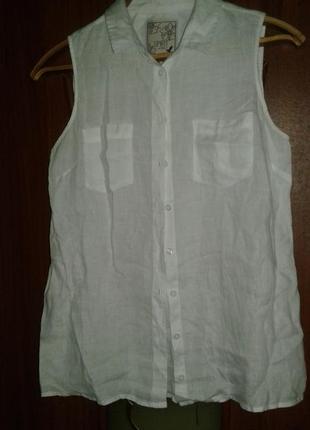 Блуза сорочка 100% льон