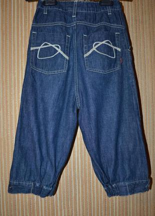 Р. 130. 7/9 лет. bona parte. модные бриджи, капри, джинсы с мотней для девочки.5 фото