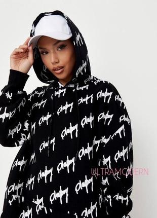 Худи playboy misguided чёрный