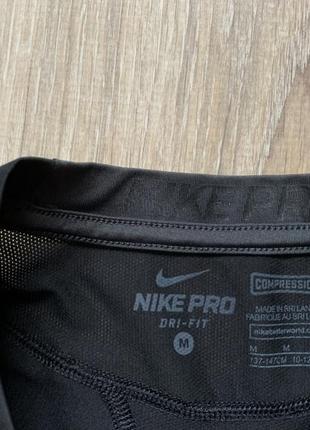 Подростковая тренировочная компрессионная футболка nike pro6 фото