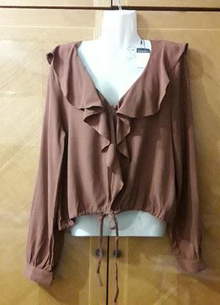 Новая 100% вискоза  стильная блуза  р.14 от primark