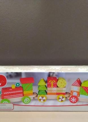 Красочный большой интерактивный поезд