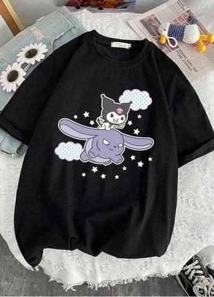 Футболка аніме «куроми. hello kitty»