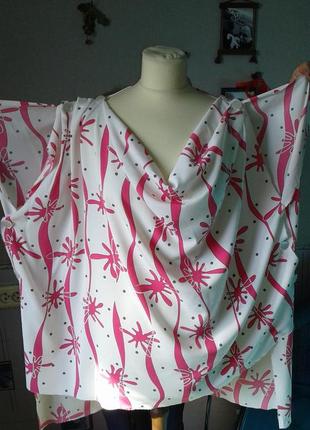 Блуза туника р 60 лето винтаж