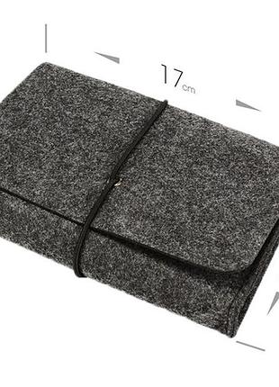 Кейс для зарядки/мишки ноутбука apple macbook pro/air - чохол для зарядного пристрою (сумка-органайзер)