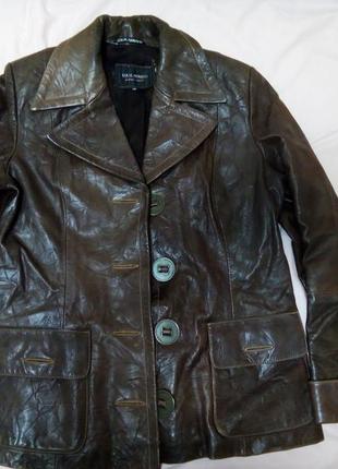 Шкіряний піджак жіночий louis armand, р. 42-44