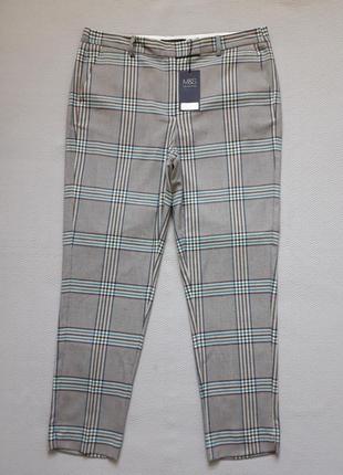 Незрівнянні стрейчеві штани принт клітина m&s