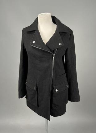 Пальто стильное asos petite, черное, качественное
