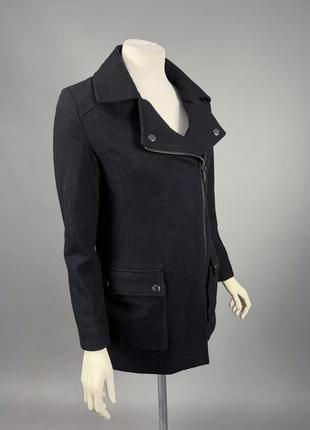 Пальто стильное asos petite, черное, качественное4 фото