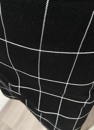 Базовая плотная юбка в клетку от h&m4 фото