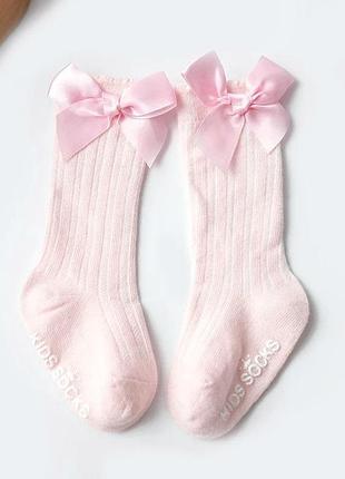Підколінки з бантиками 0-2, 2-4 роки