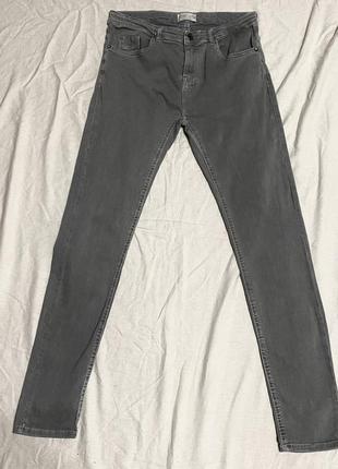 Серые подростковые джинсы zara