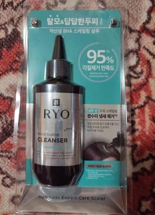 Гель для глибокого очищення шкіри голови ryo ryoe jayang yoon mo scalp deep cleansing scaler ex4 фото