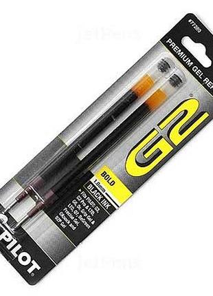 Pilot g2  стержень гелевый черный 1.0 mm - 2 шт япония