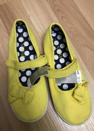 Мокасіни жовті капці next  zara
