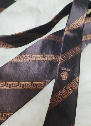 Шелковый галстук gianni versace