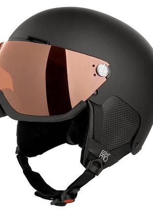 Лыжный шлем с визором crivit®pro s-m - от 59 до 62 см blaсk германия / лижний шолом