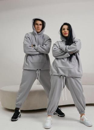Спортивний костюм чоловічий або жіночий, оверсайз, худі і спортивки, накладений платіж2 фото