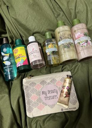 Гели для душа yves rocher