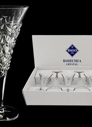 Набор бокалов для вина bohemia glacier 19j14/93k52/250 (250 мл, 6 шт)2 фото