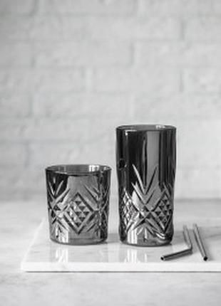 Стаканы низкие luminarc зальцбург сияющий графи 9320p (300 мл, 4 шт)