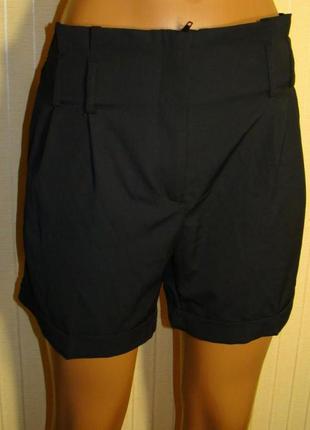 Шорти жіночі чорні petite by asos (розмір 46, m)