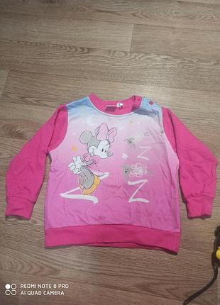 Кофта міні маус ріст 86-92