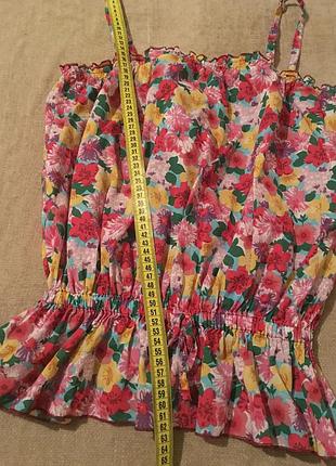 Прекрасная блузочка 100% хлопок, рр 12/m, l