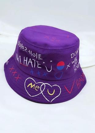 Панама badass фіолетова, унісекс