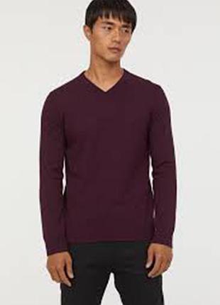 Оригинальный хлопковый джемпер от бренда h&m 0602409014 разм. l