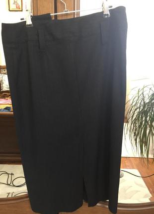 Офисная юбка классика в полоску