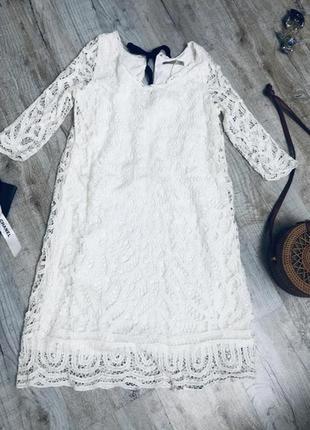 Шикарне біле плаття стильне мереживо мереживне нове рішельє шикарне модне трендові3 фото