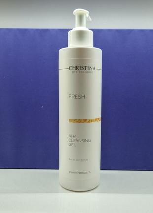 Гель з альфагидроксильными кислотами christina fresh aha cleansing gel