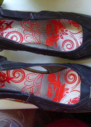 Рр 39 - 25,5 см новые эксклюзив стильные туфли от xx by mexx кожа5 фото