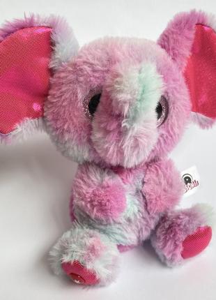 М'яка іграшка-слоник рожевий1 фото