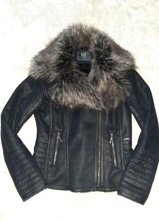 Коротка брендовий дублянка косуха guess👍