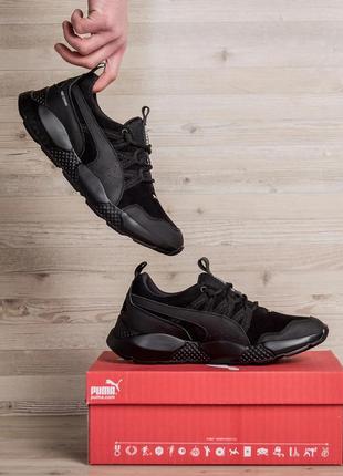 Мужские кроссовки puma runner black3 фото