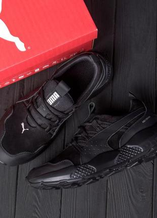 Мужские кроссовки puma runner black7 фото