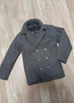 Трендовое пальто для мальчика calvin klein / серое пальто  / пальто пиджак /