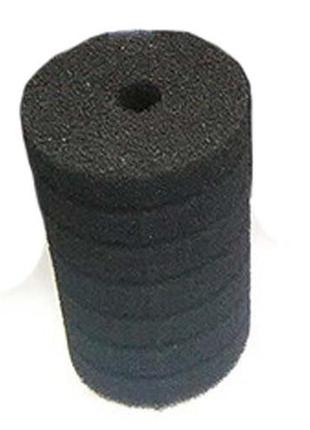 Фильтрующий материал resun губка, средне пористая, 35ppi, 10х10х15см