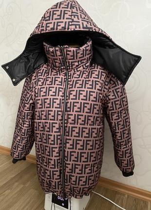 Женский стильный модный пуховик пуффер куртка4 фото