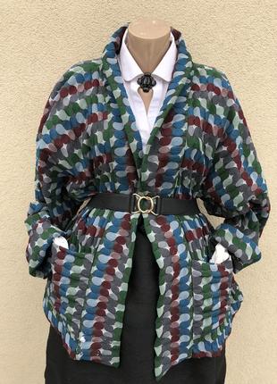 Фактурный жакет,батал, большой размер